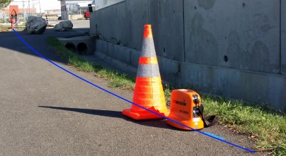 Détection d'un réseau d'eau par appareil électromagnétique